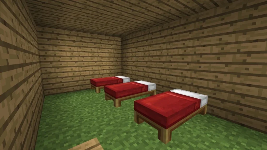 bed inventory in Minecraft villagers