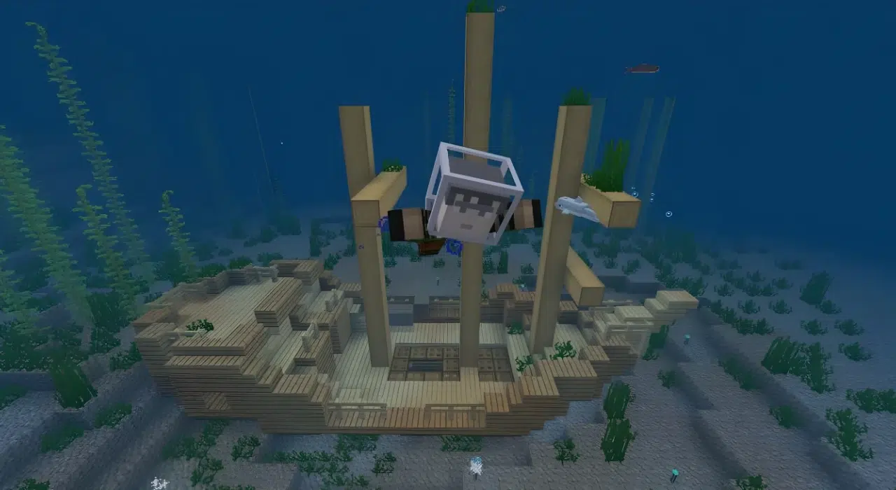 How to find a shipwreck in Minecraft